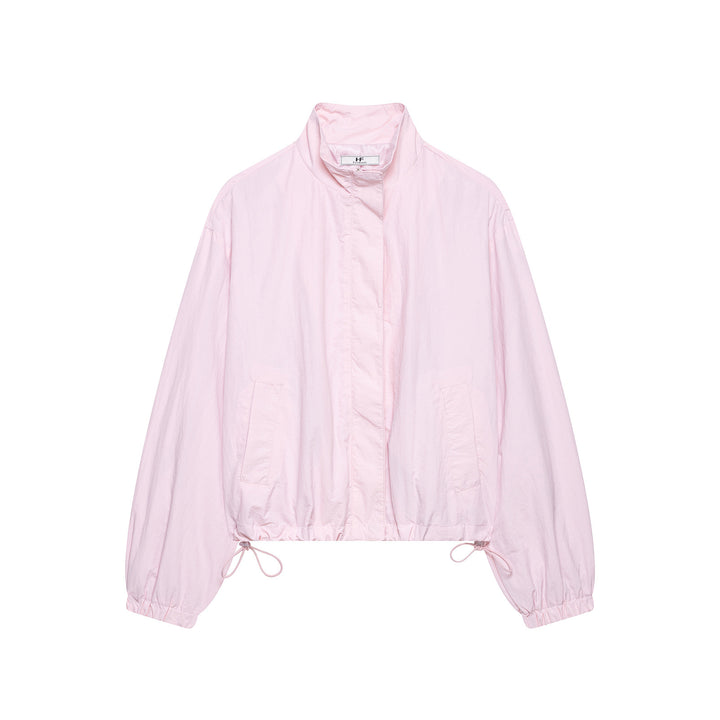 Women's Two-Piece Lounge Set with Light Cropped Jacket and Wide-Cut High-Waisted Pants Mune Fashion