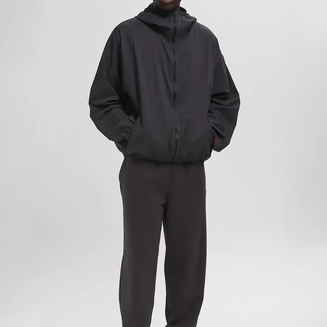 Men's functional jacket with hood