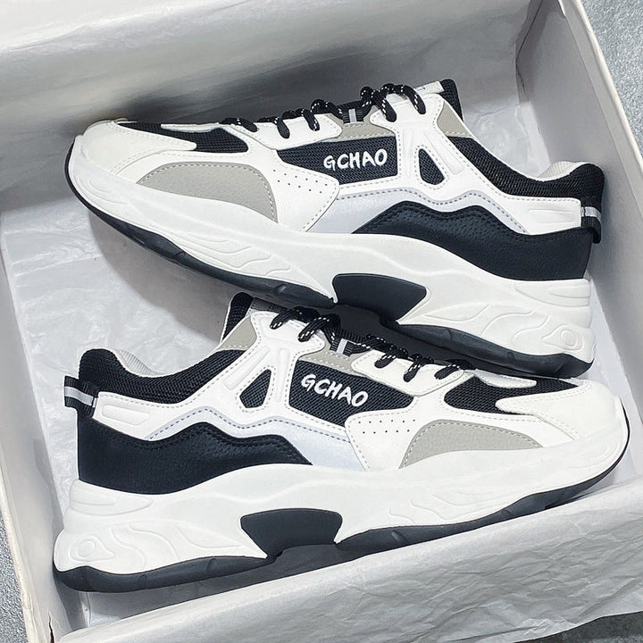 Women's Sporty Sneakers with Breathable Inserts and Flexible Sole Mune Fashion