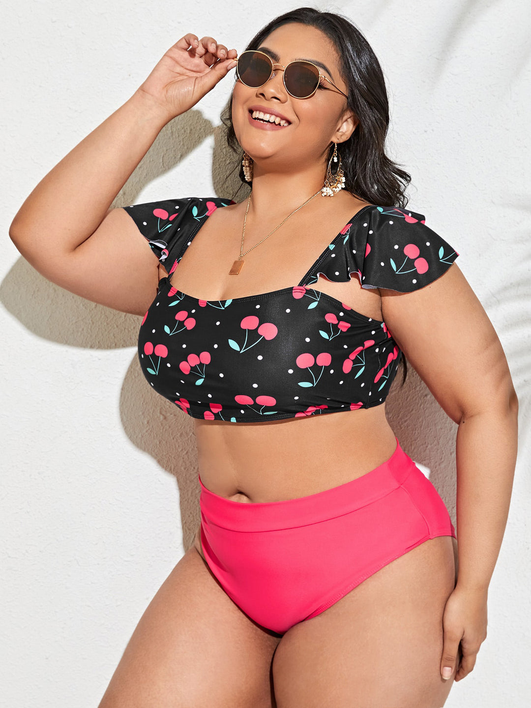 Women Tankini Set with voluminous ruffle details and high-quality cut Mune Fashion