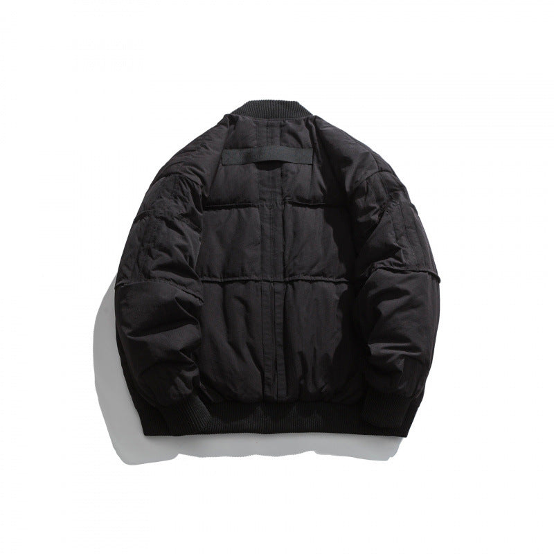 Unisex Boxy padded bomber jacket with ribbed cuffs and boxy silhouette Mune Fashion