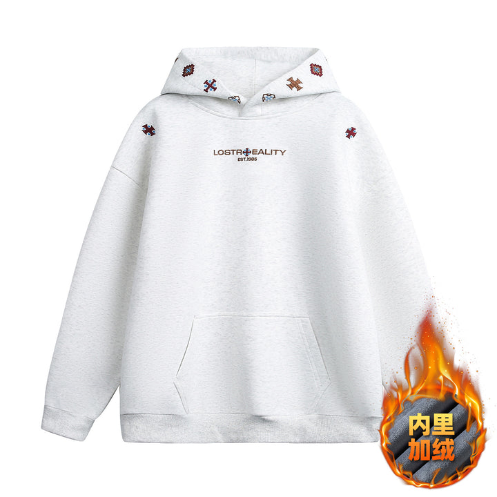 Unisex Oversize Hoodie with embroidered hood and kangaroo pocket Mune Fashion