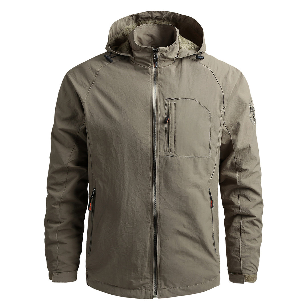 Men's functional jacket with high collar Mune Fashion