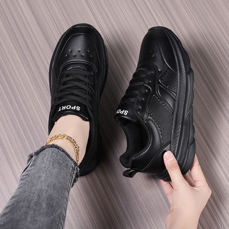 Women's fashionable comfort walking sneakers with shock-absorbing multi-layer sole and padded entry Mune Fashion
