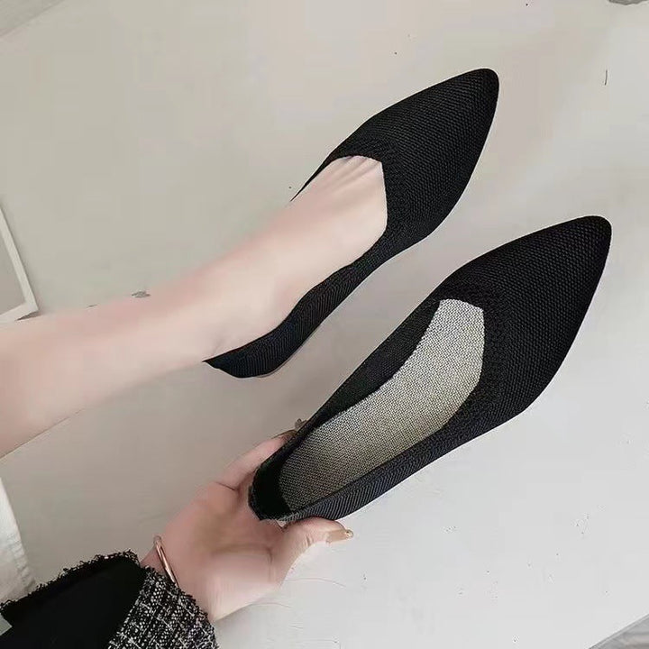 Ladies elegant and breathable ballerinas with flexible footbed Mune Fashion