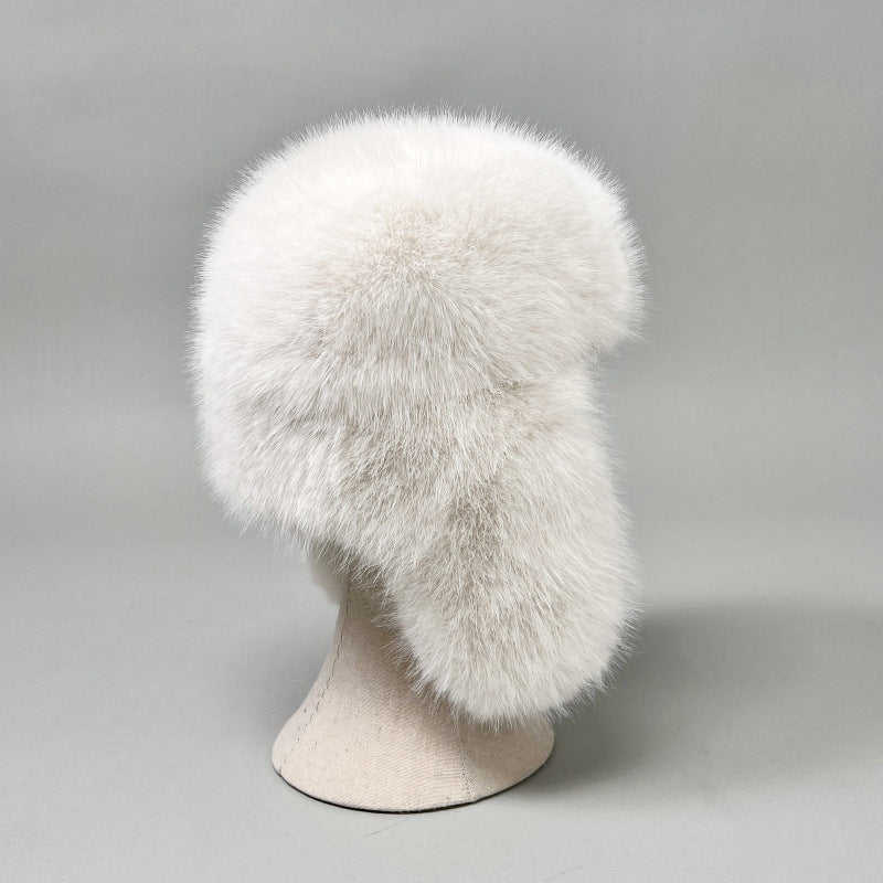 Ladies Luxurious Faux Fur Ushanka with Ear Flaps and Warming Lining Mune Fashion