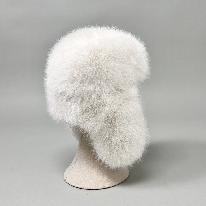 Ladies Luxurious Faux Fur Ushanka with Ear Flaps and Warming Lining Mune Fashion