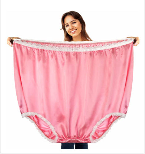 Unisex oversized satin fun slip with elastic waistband Mune Fashion