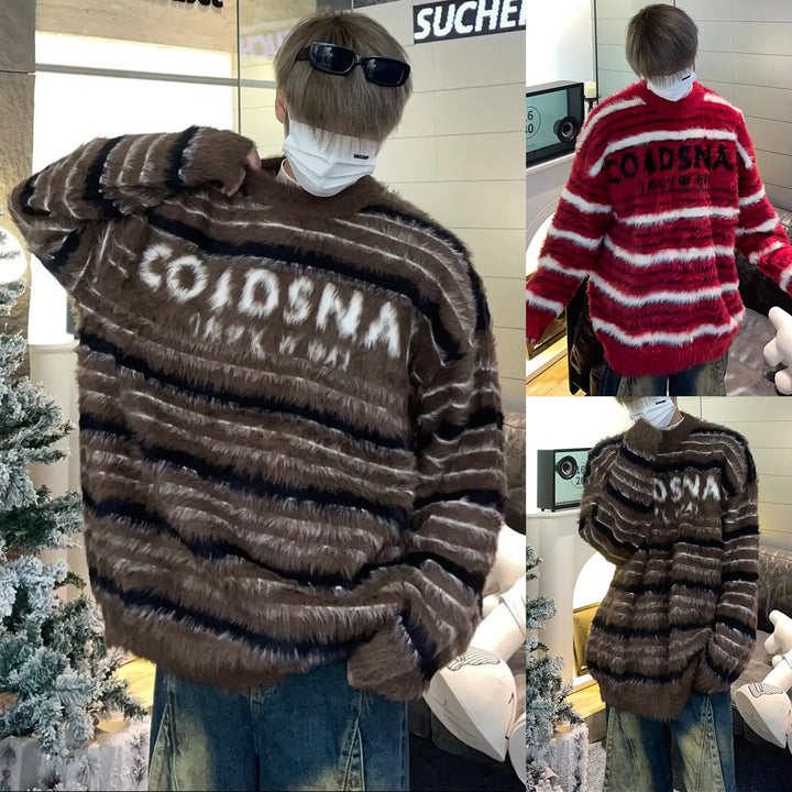 Unisex Stylish Chunky Knit Sweater Mune Fashion