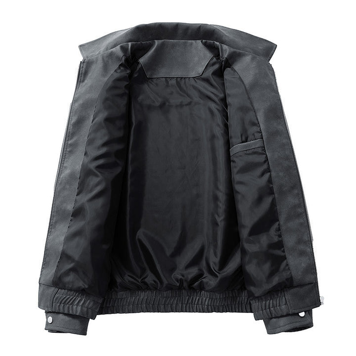 Men's Fashion Suede Jacket Mune Fashion
