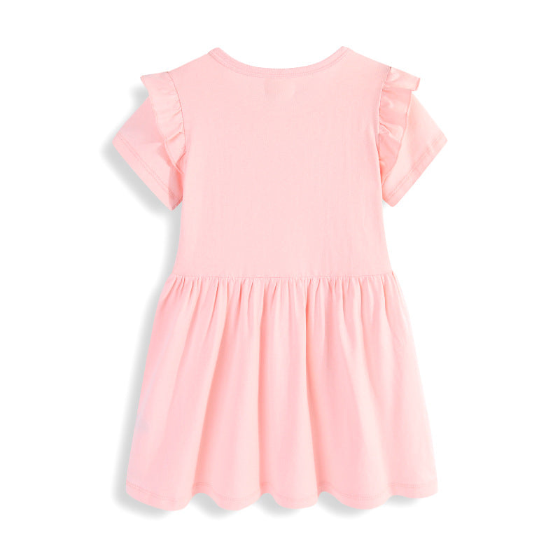 Girls summer dress with enchanting unicorn motif Mune Fashion