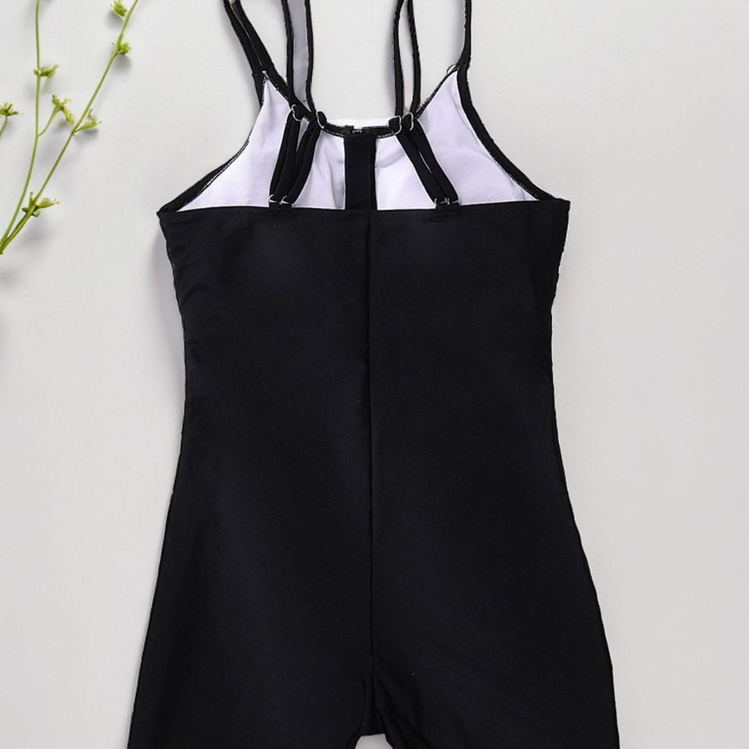 Ladies sporty jumpsuit with zipper Mune Fashion
