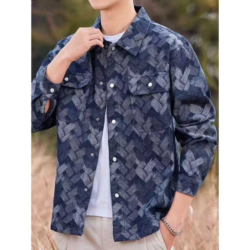 Men's Casual Pattern Jacket Mune Fashion