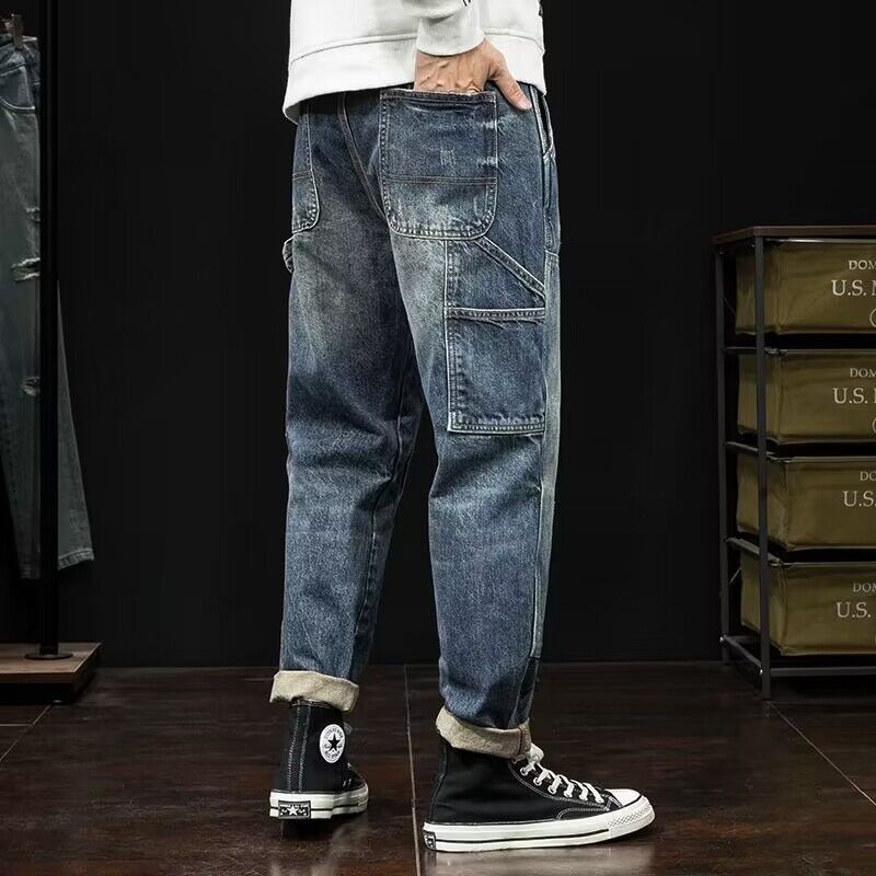Men's Casual Utility Jeans Mune Fashion