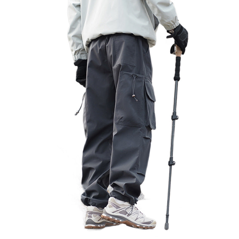 Men's Technical Outdoor Cargo Pants with Multi-Functional Pockets and Stretch Inserts Mune Fashion