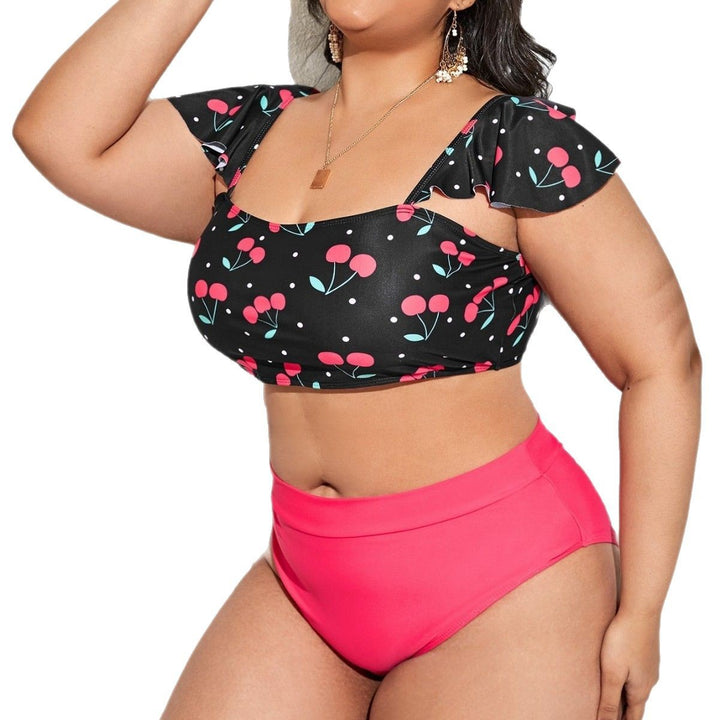 Ladies Crop Top and High Waist Bikini Set Mune Fashion