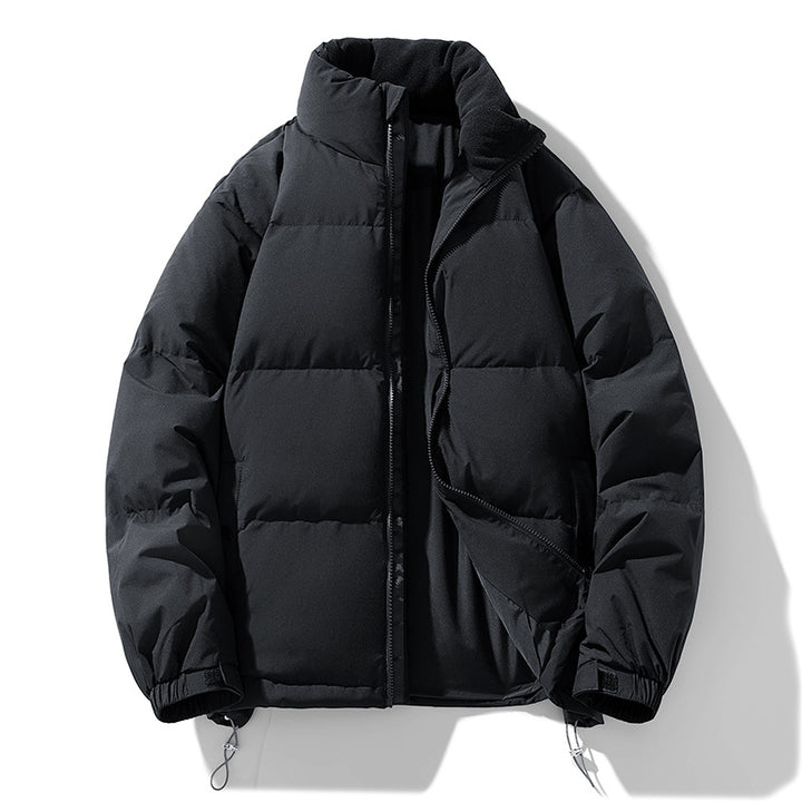 Damen Wattierte Steppjacke mit hohem Kragen und Teddyfutter Mune Fashion