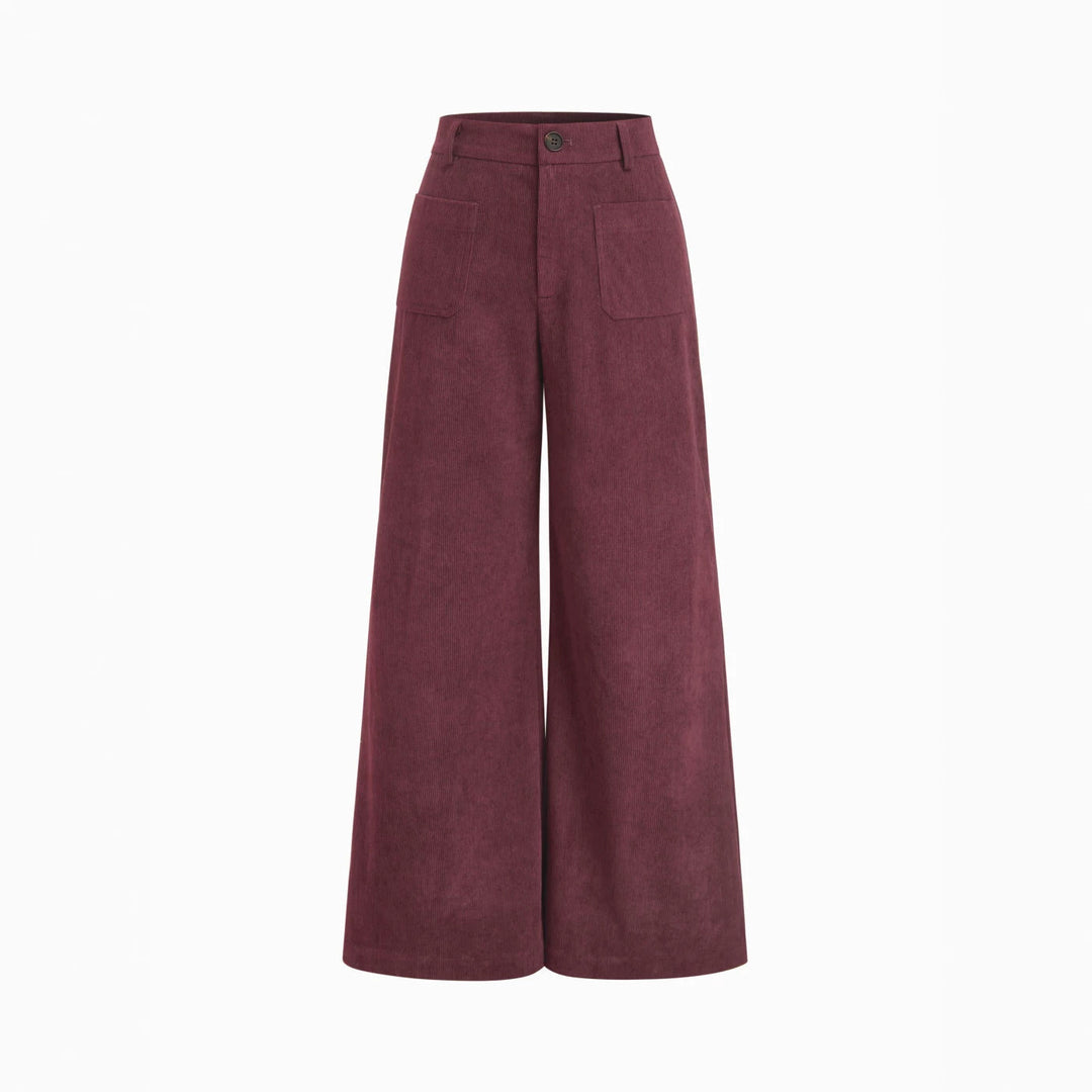 Ladies Loose Fit Corduroy Pants Mune Fashion