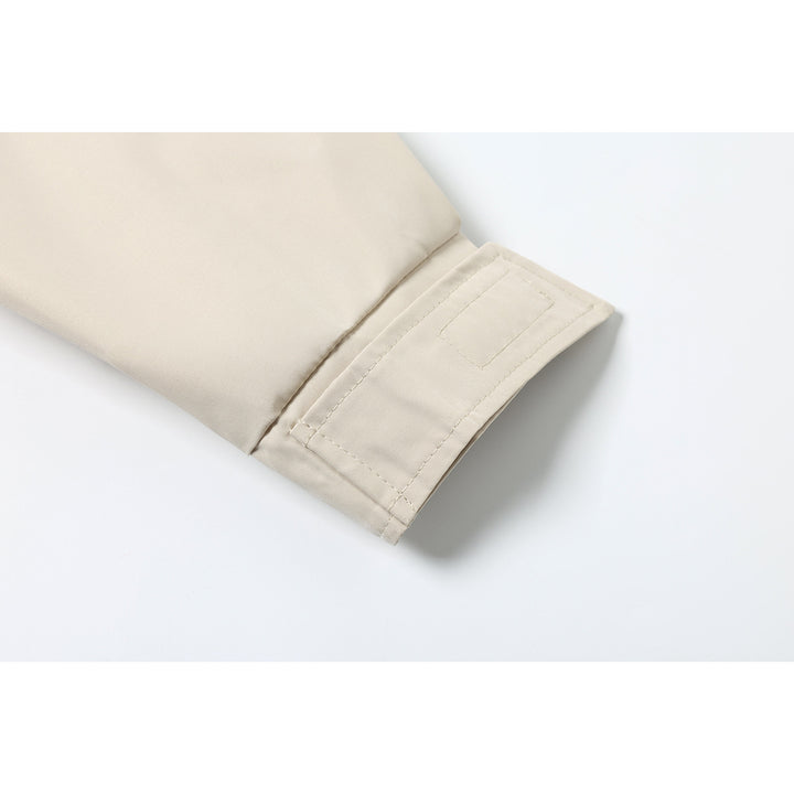 Men's short bomber-style jacket with elastic hem and breast flaps Mune Fashion