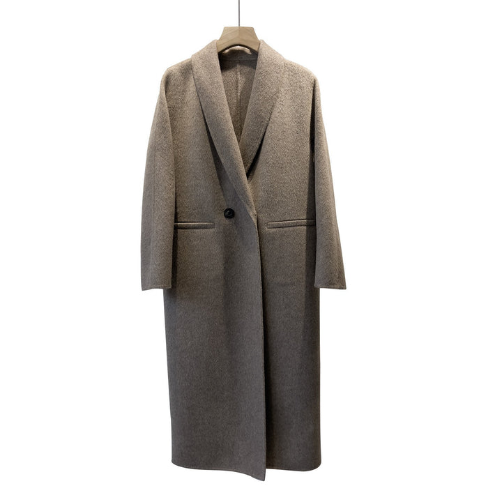 Women's Classic Oversized Wool Blend Coat Mune Fashion