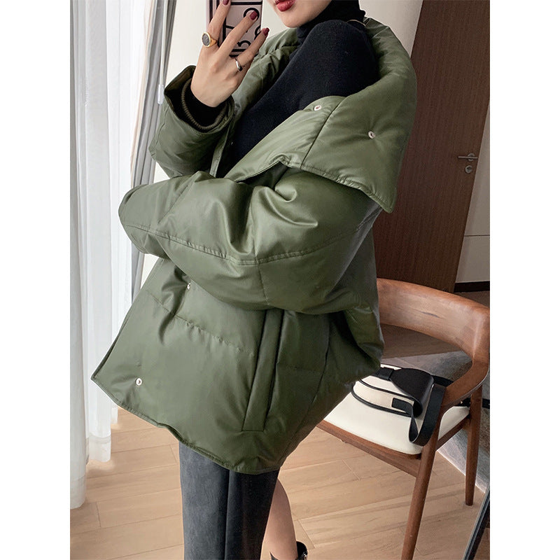 Women Trendy Oversized Down Jacket Mune Fashion