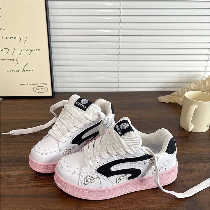 Women's Fashion Sneakers with Playful Design and Comfortable Cushioning Mune Fashion