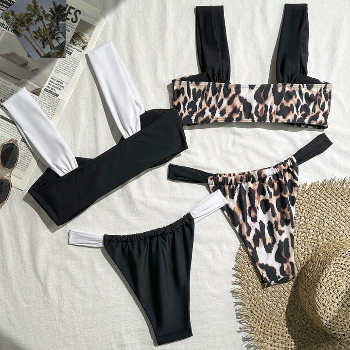 Women's bikini set with romantic bow design and refined straps Mune Fashion