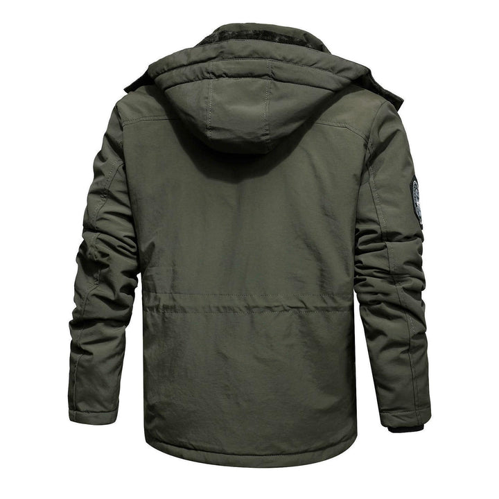 Men's Military-Influenced Thermal Parka with warming fleece lining and multifunctional pockets Mune Fashion