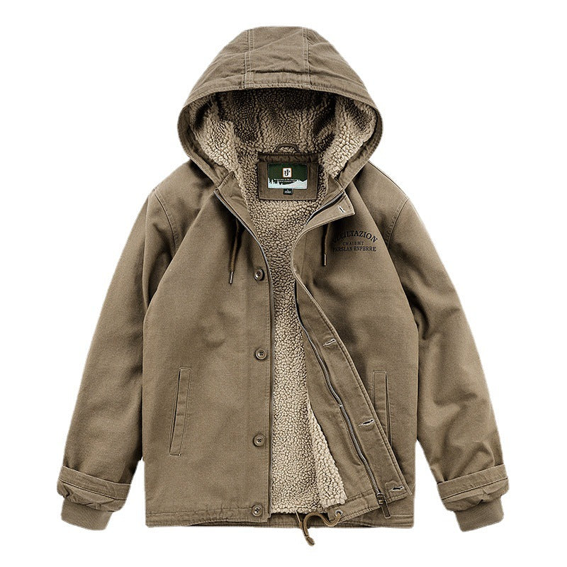 Men's transitional jacket with teddy lining Mune Fashion