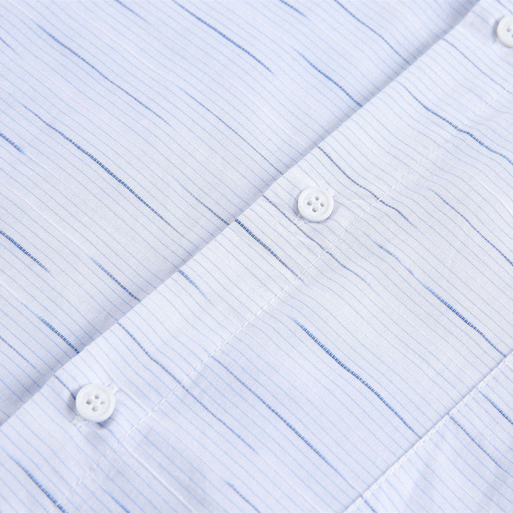 Unisex Loose Overshirt Shirt made of cotton blend with chest pocket and continuous button placket Mune Fashion