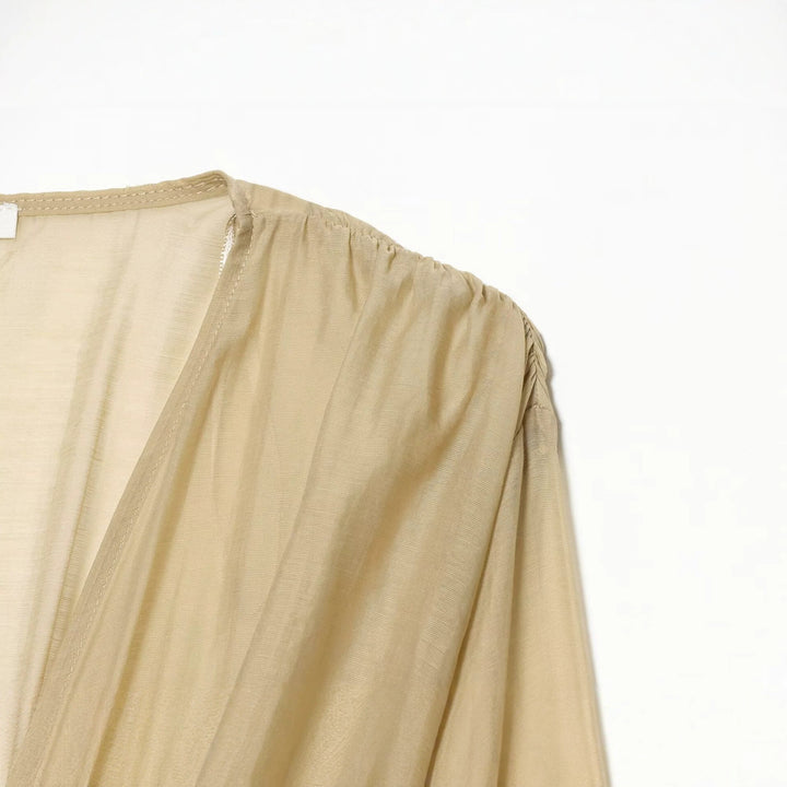 Women's Cape-Bolero with Corset Band and Voluminous Balloon Sleeves Drune