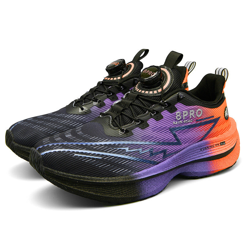 Men's Cushioning Road Running Shoes with BOA Closure and Reactive Platform Sole Mune Fashion