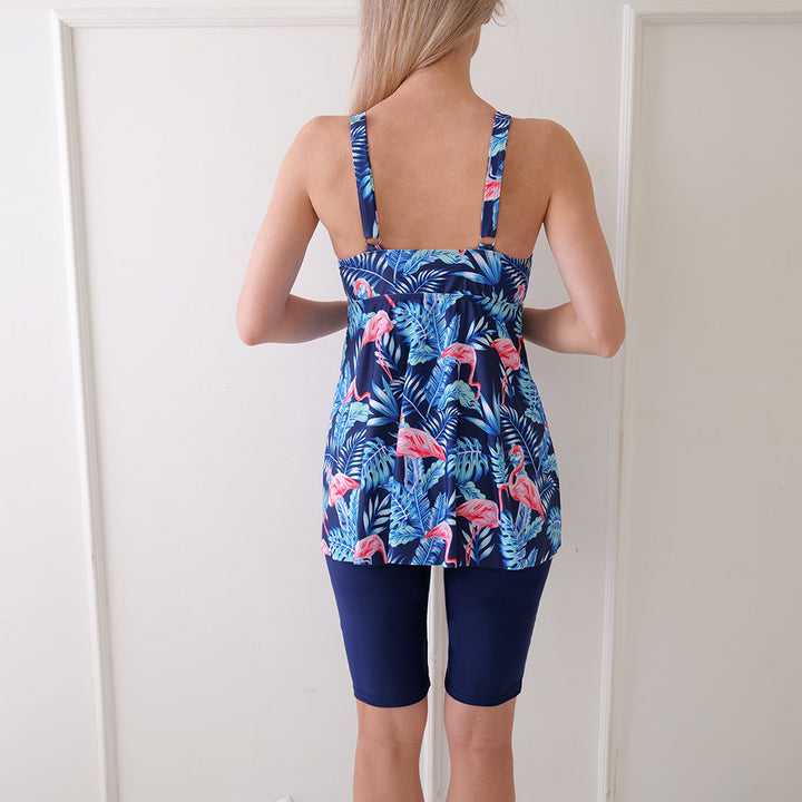 Ladies Tankini with elegant cut and shape-enhancing shorts Mune Fashion