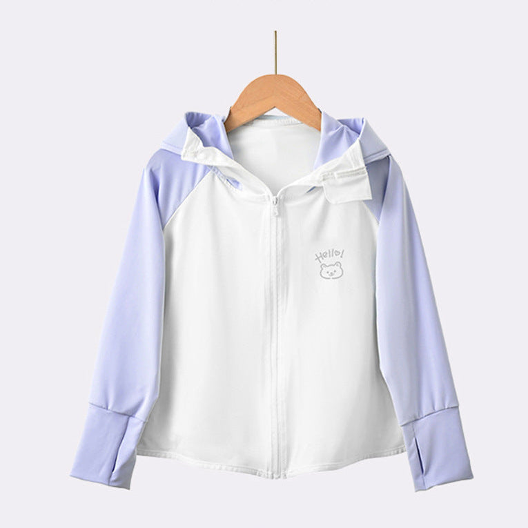 Girls functional UV protection jacket with hood Mune Fashion