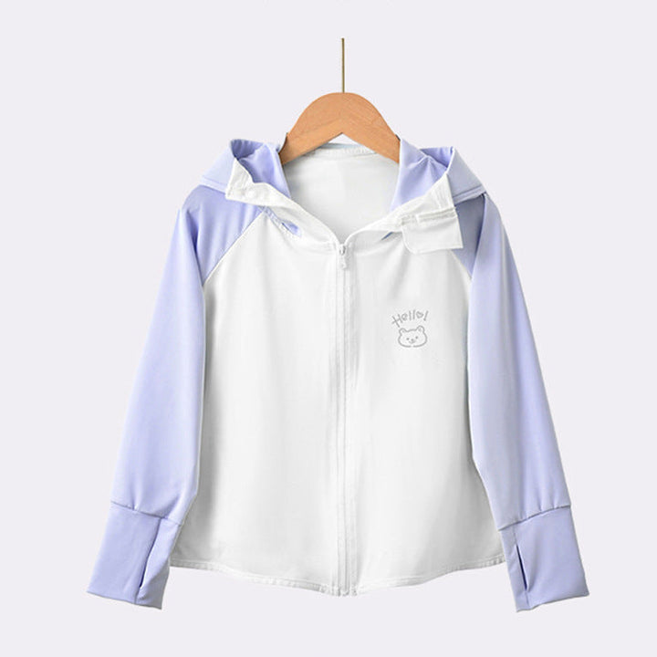 Girls functional UV protection jacket with hood Mune Fashion