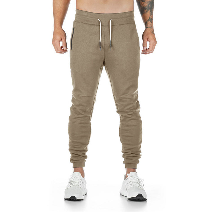 Men's narrow cut sport jogging pants with ergonomic knee inserts, comfort waistband, and drawstring Mune Fashion