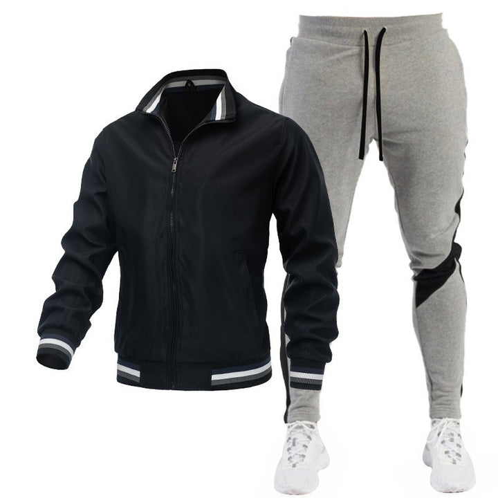 Men's Sporty Track Jacket and Jogging Pants Set Mune Fashion
