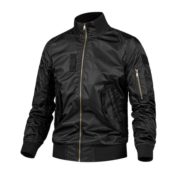 Men's Fashionable Bomber Jacket with Utility Pockets Mune Fashion