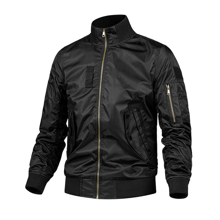 Men's Fashionable Bomber Jacket with Utility Pockets Mune Fashion