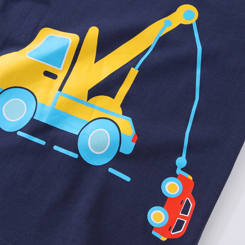Boys T-Shirt with exciting crane design Mune Fashion
