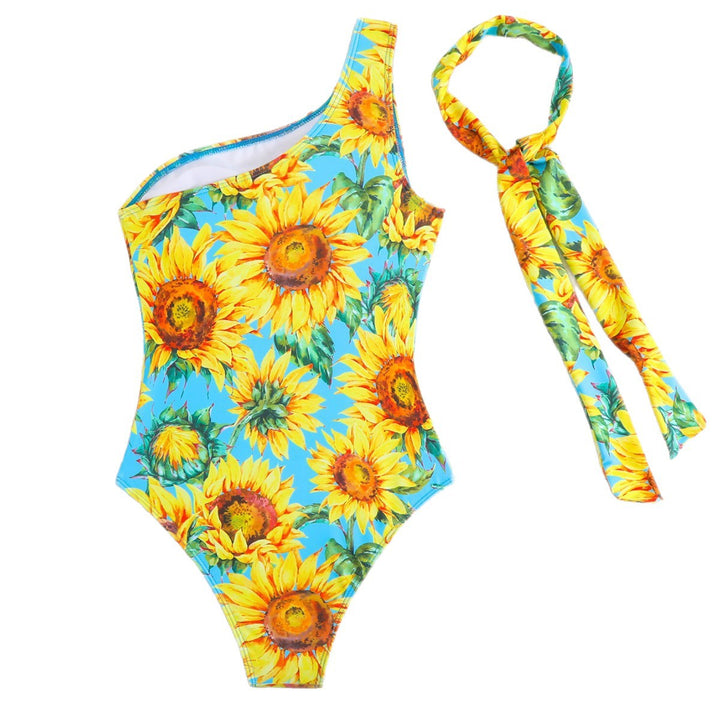 Women's swimwear with playful sunflower pattern Mune Fashion