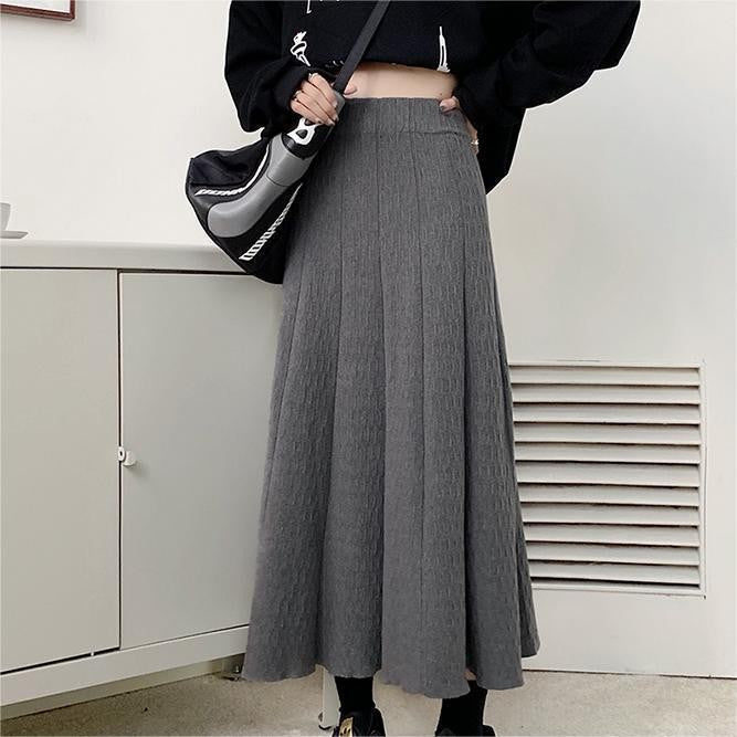 Women Long Skirt with Structured Design Mune Fashion