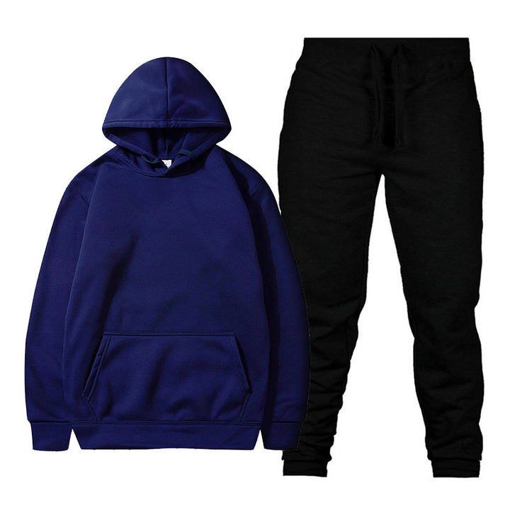Unisex nan comfortable hoodie jogging suit set with kangaroo pocket, elastic drawstring waistband and ribbed cuffs Mune Fashion