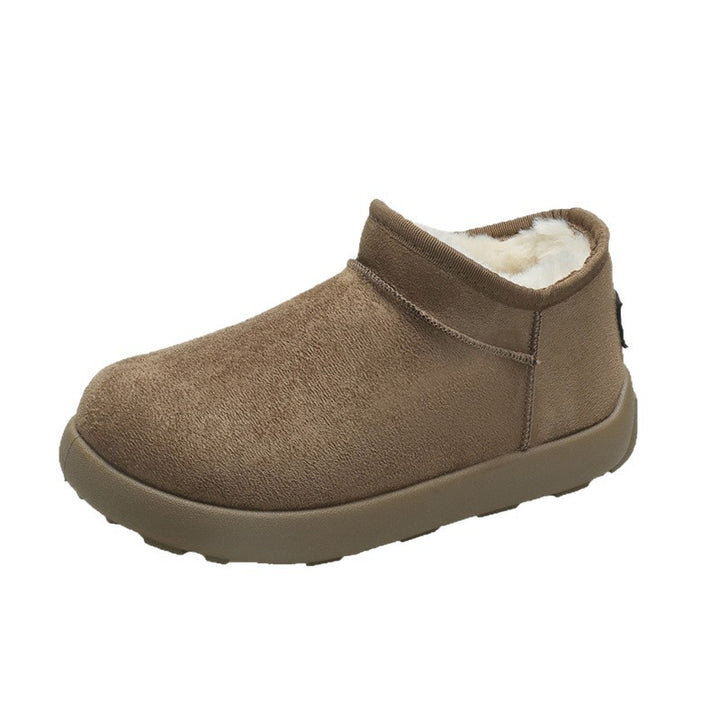 Women's Insulated Ankle Boots with Teddy Lining and Non-Slip Profile Sole Mune Fashion