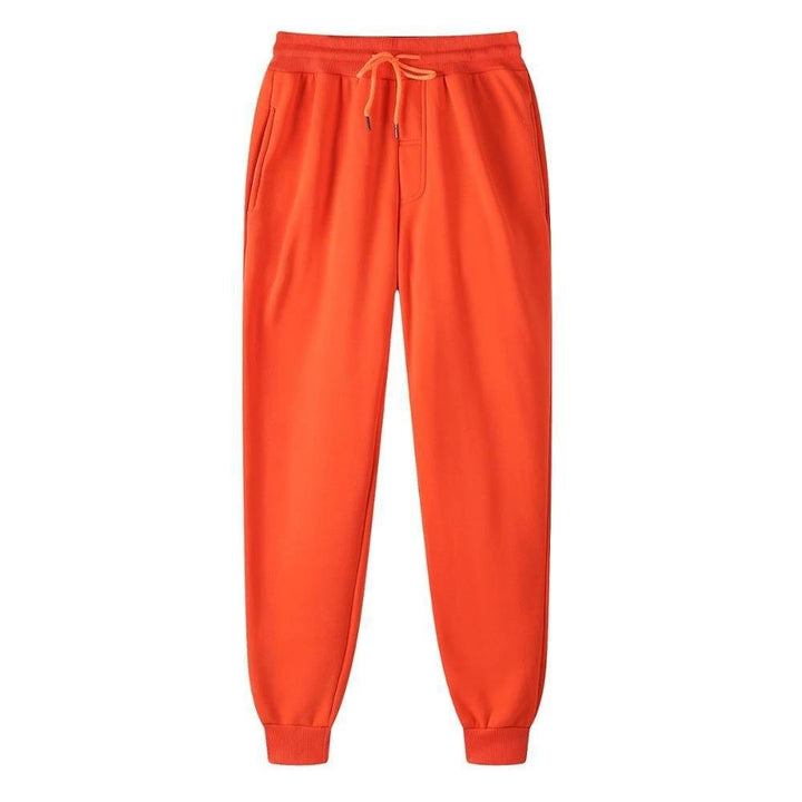 Women's relaxed high waist jogger pants with elastic waistband, drawstring, and ribbed hem cuffs Mune Fashion