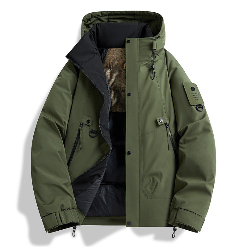 Men's Technical Urban Parka with Thermo Insulation and Multifunctional Pockets Mune Fashion