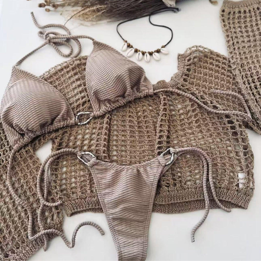 Ladies luxurious crochet bikini set Mune Fashion