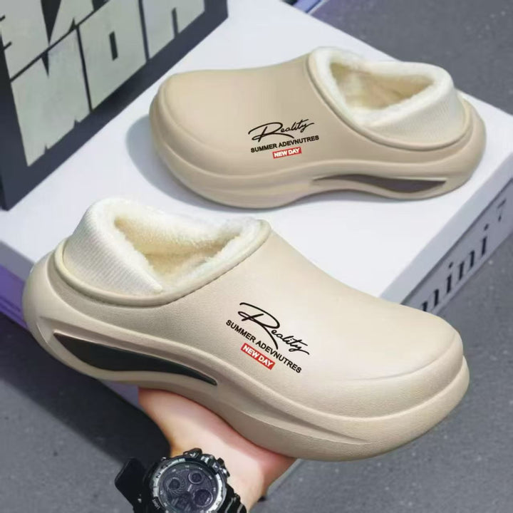 Women's waterproof padded thermo clogs with soft shaft collar and shock-absorbing lightweight sole Mune Fashion
