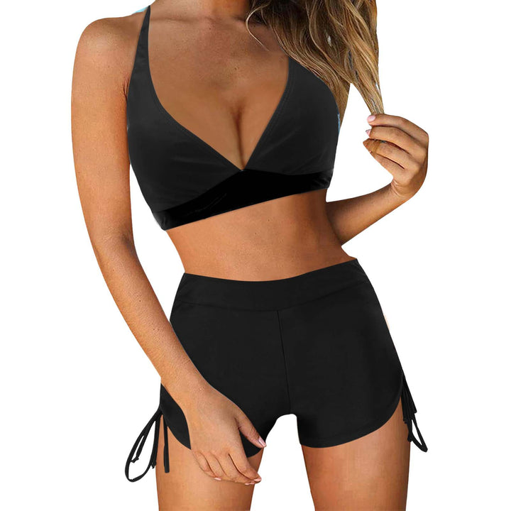 Ladies Stylish Bikini Set with Fashionable High Waist and Side Ties Mune Fashion