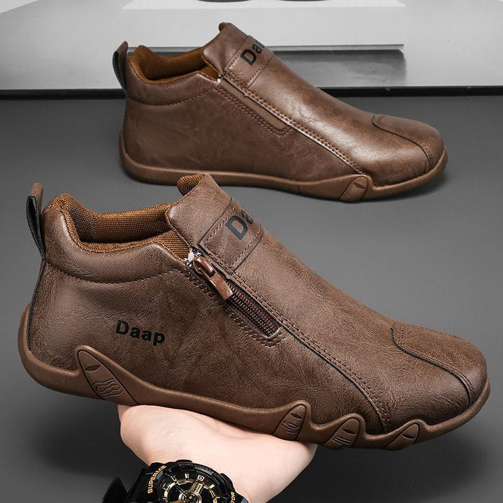 Women's Fashion Sneakers with Side Zipper and Ergonomic Sole Mune Fashion